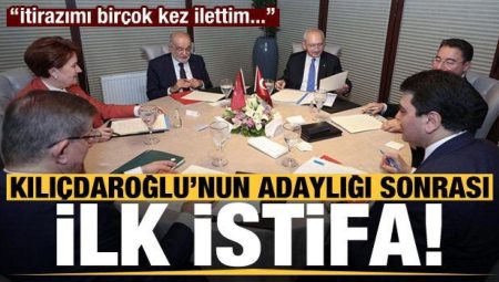 Kılıçdaroğlu’nun adaylığı sonrası birinci istifa geldi