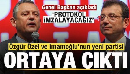Özgür Özel ve İmamoğlu’nun yeni partisi ortaya çıktı! Genel Lider: Protokol imzalayacağız