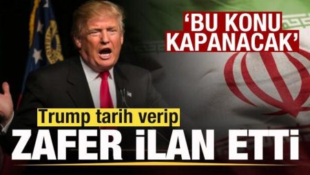 Trump’tan savaş mesajı! Tarih verip zafer ilan etti: Bu husus kapanacak